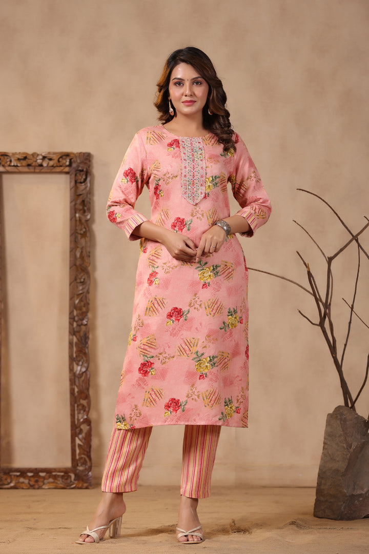 Pashmina Warm Woolen Suit Set with Dupatta