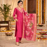 Gulabi Bloom Zari Set