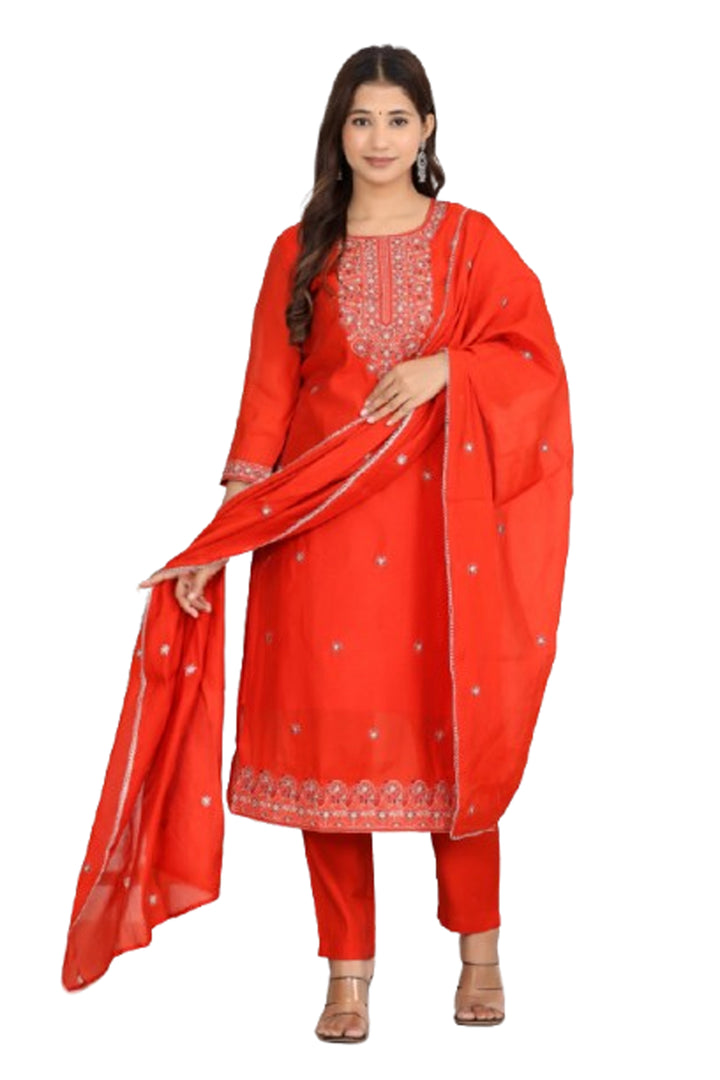 Ruby Noor Embroidered Kurta Set