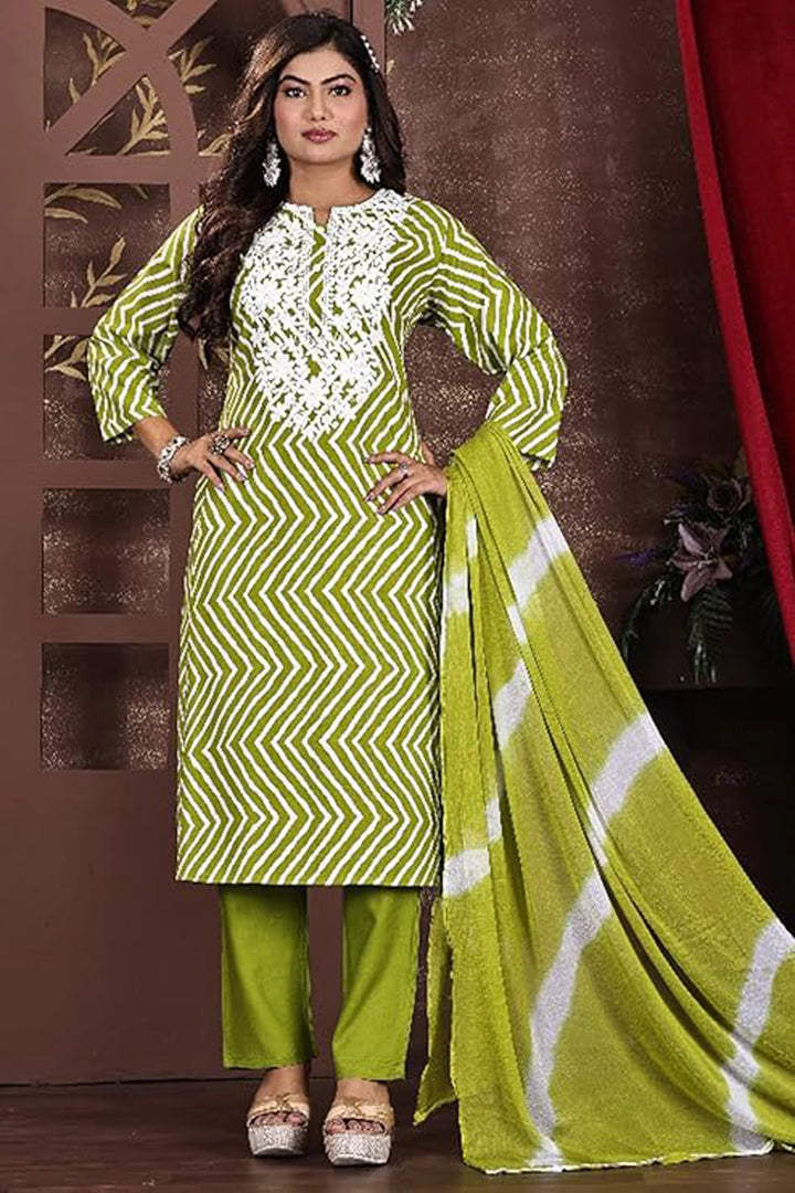Zesty Chevron Charm Kurta Set