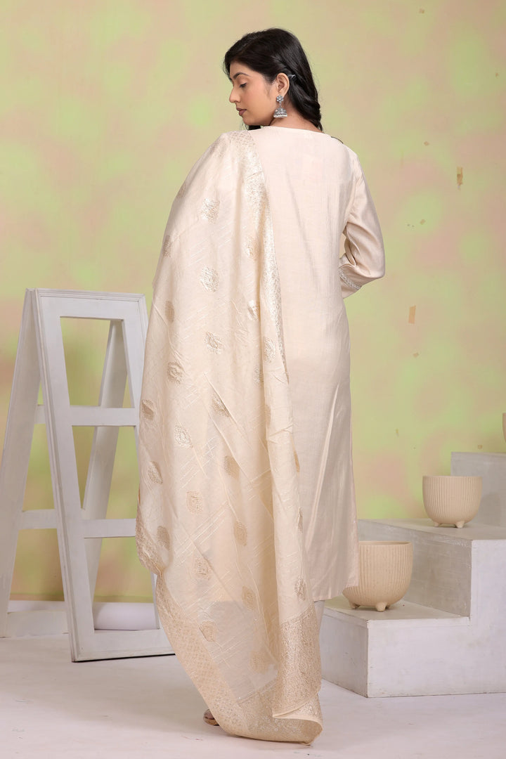 Pearl Whisper Embroidered Kurta Set