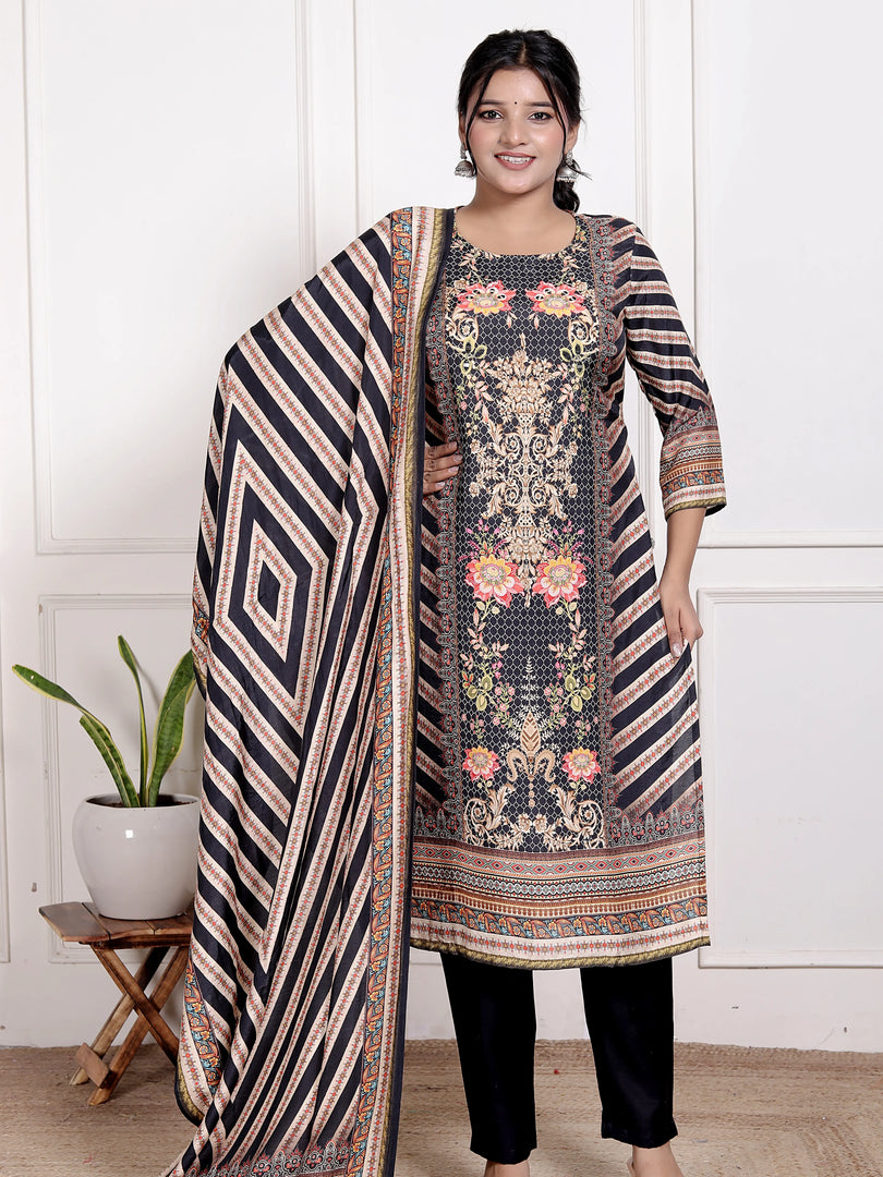 Zaraani Noir Suit Set