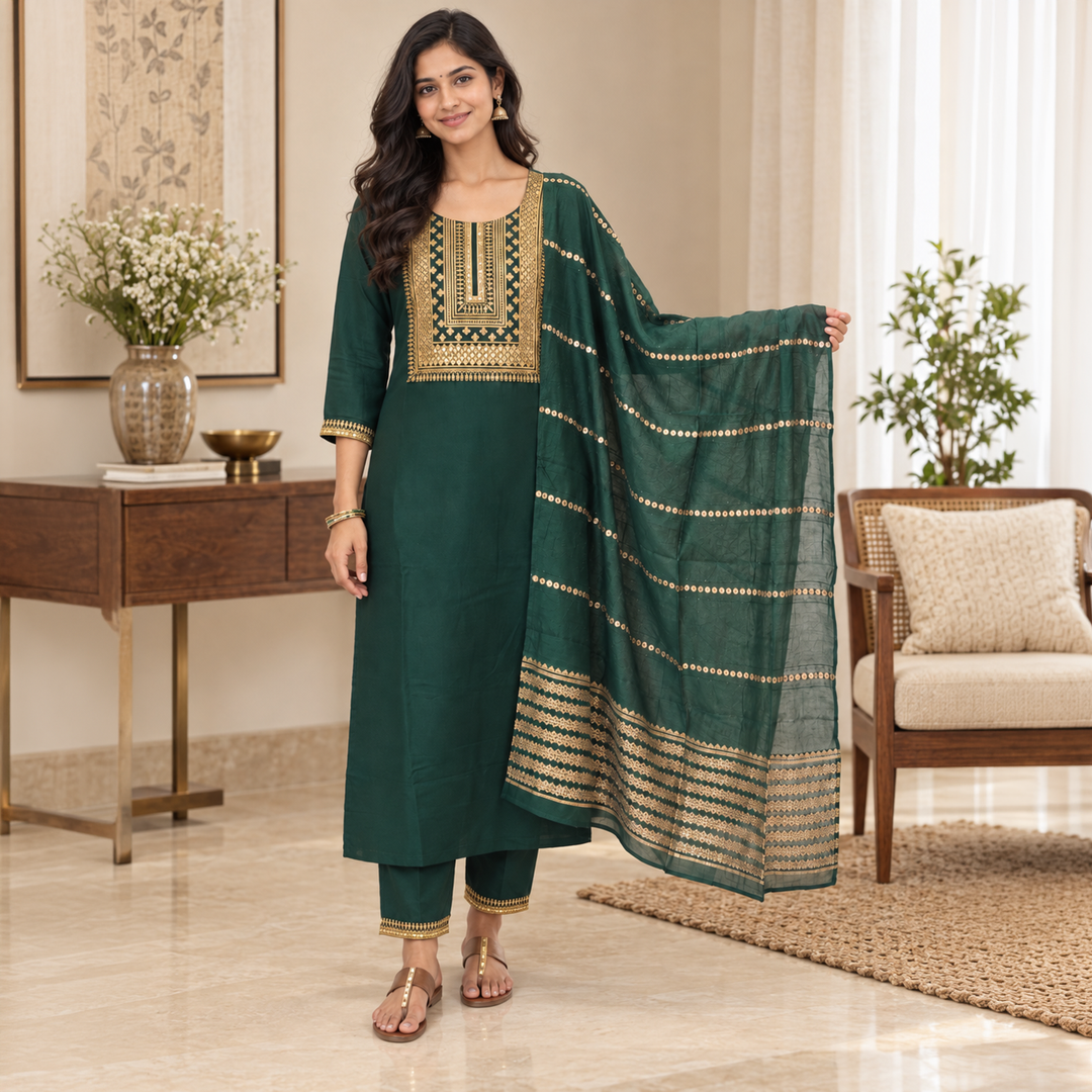 Emerald Zari Grace Set