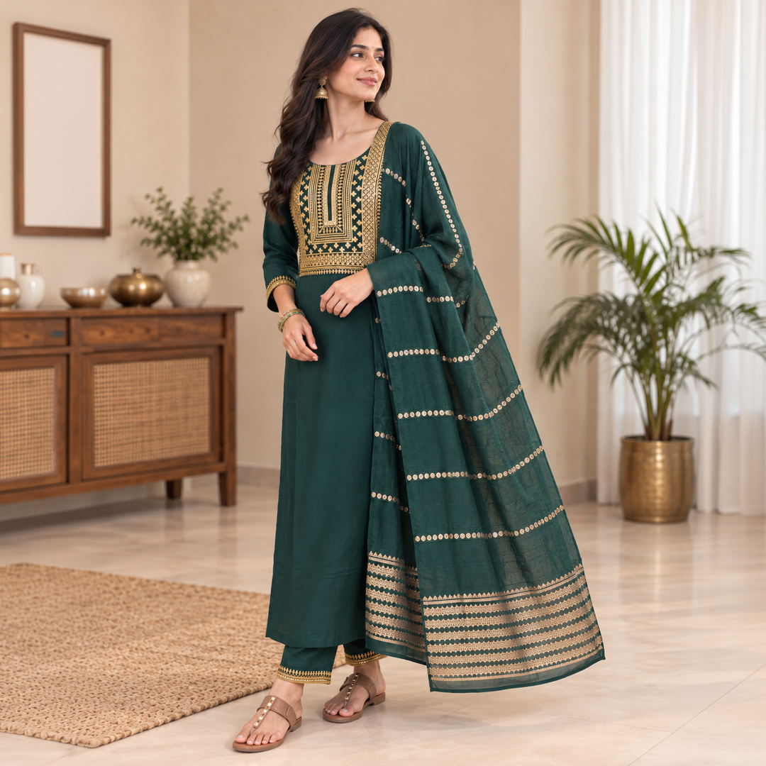 Emerald Zari Grace Set