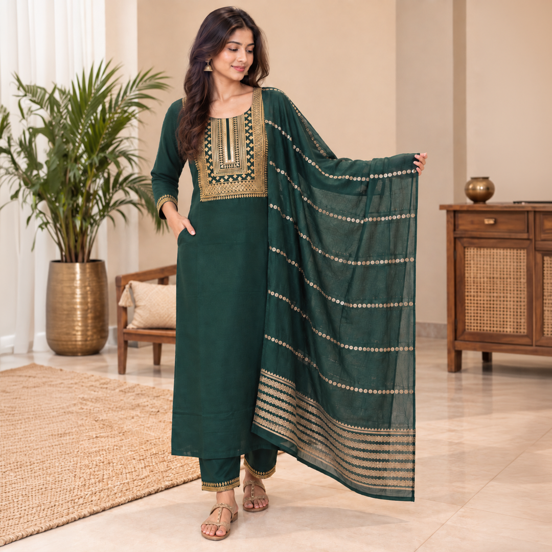 Emerald Zari Grace Set