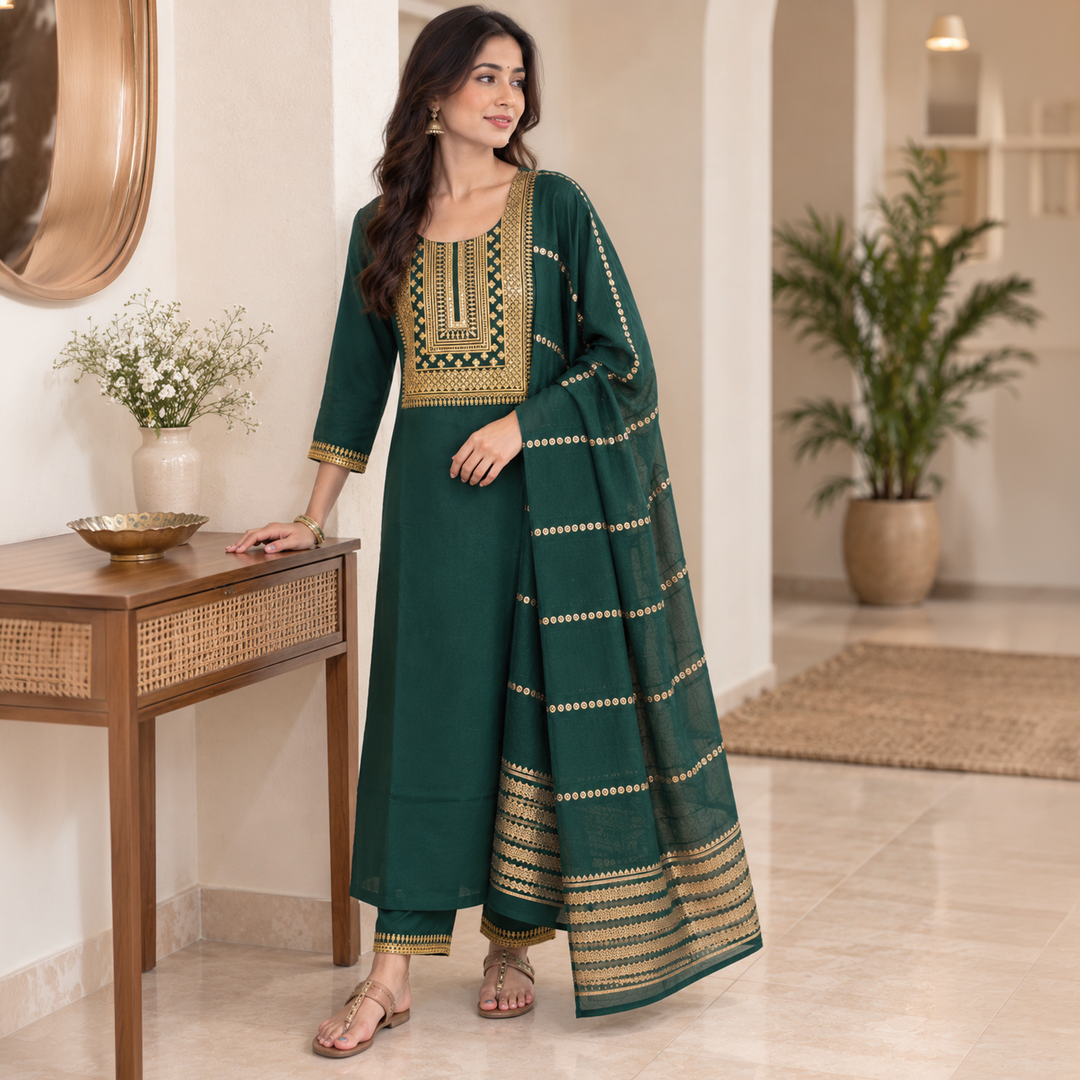 Emerald Zari Grace Set