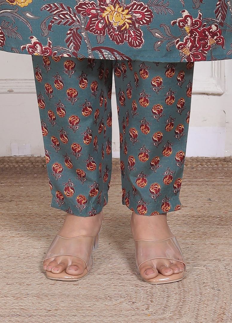 Forest Bloom Cotton Suit Set