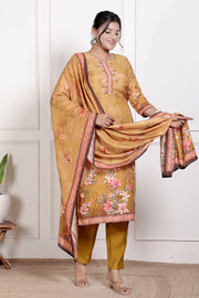 Golden Bloom Grace Suit Set