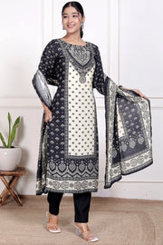 Midnight Bloom Elegance Suit Set