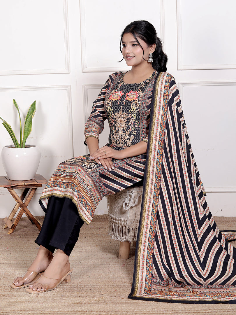 Zaraani Noir Suit Set