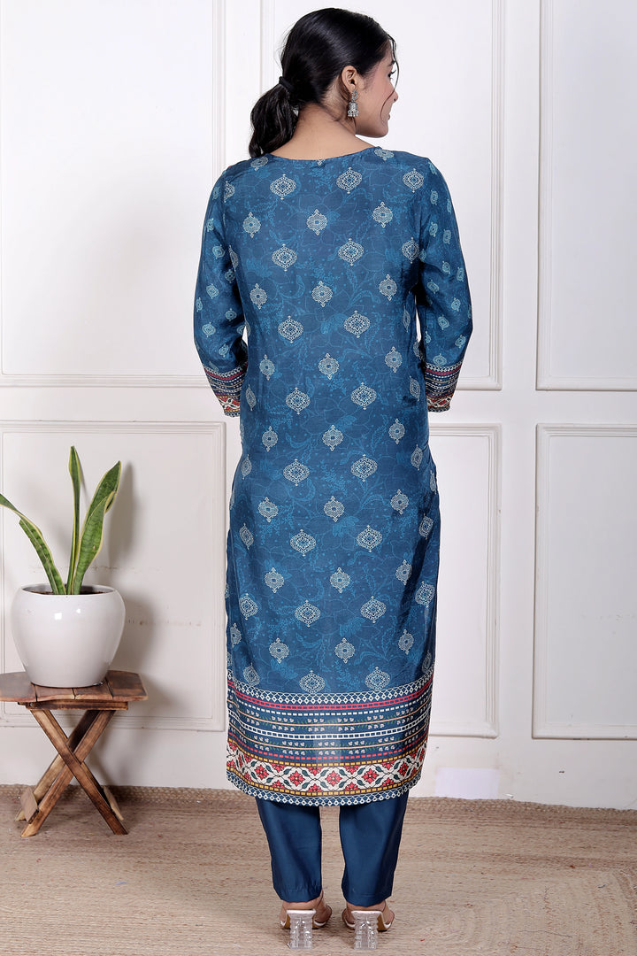 Royal Teal Heritage Suit Set