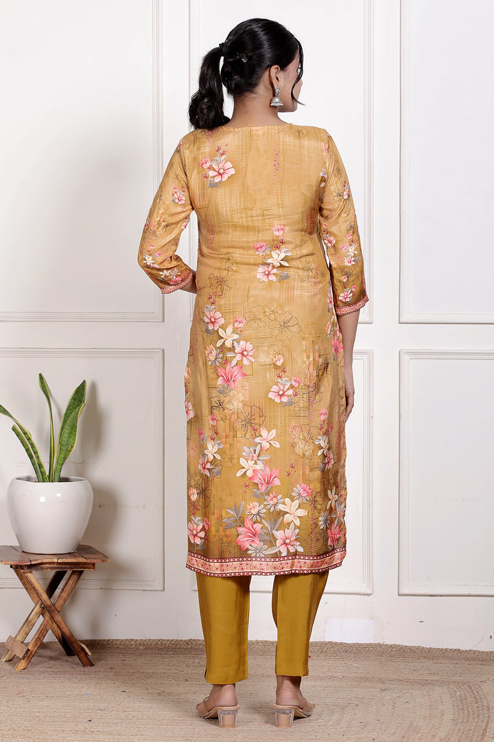 Golden Bloom Grace Suit Set