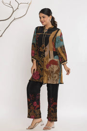 Ethnic Pure Maslin Co-Ord Set