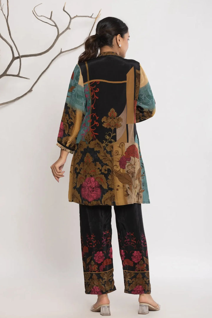 Ethnic Pure Maslin Co-Ord Set
