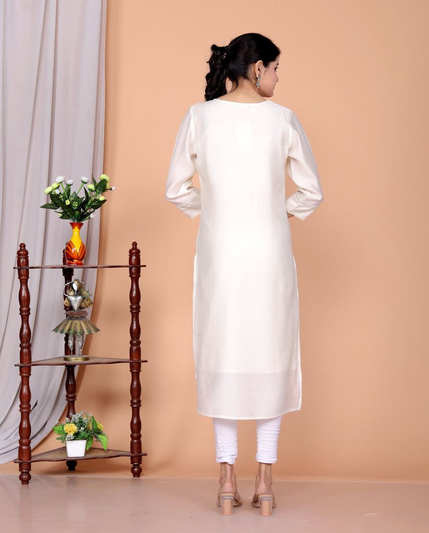 Embellished Straight Kurti