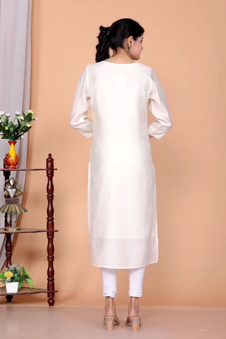 Embellished Straight Kurti
